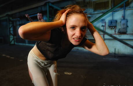 Brutal Punishment offers a free photo gallery with Lola in weird bdsm scene